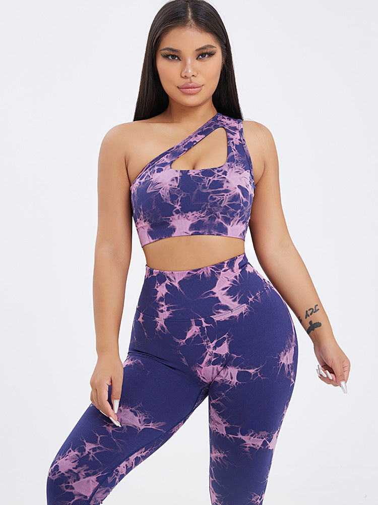 Unique Tie-Dye Yoga Pants - 4 Pack, Seamless & Breathable Comfort