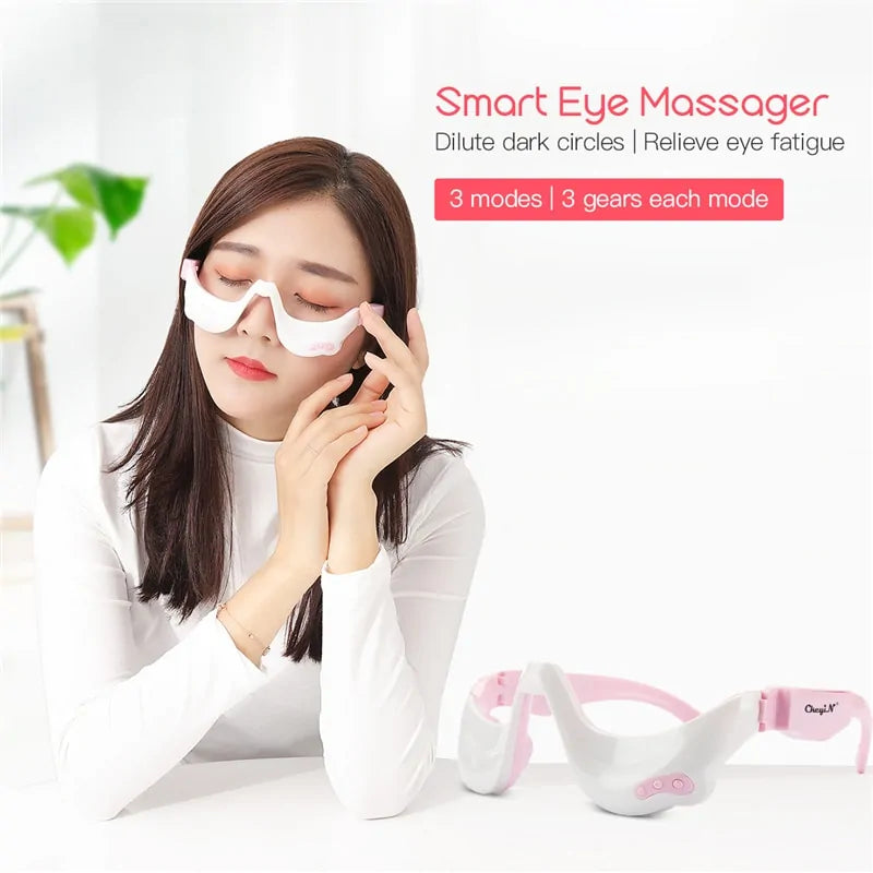 3D EMS Eye Relax Massager: Heating Therapy for Fatigue Relief