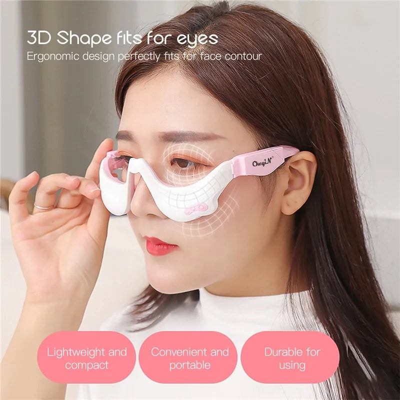 3D EMS Eye Relax Massager: Heating Therapy for Fatigue Relief